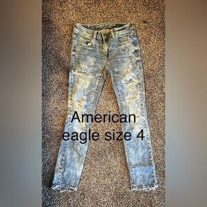 American Eagle Outfitters Light Blue Skinny Jeans